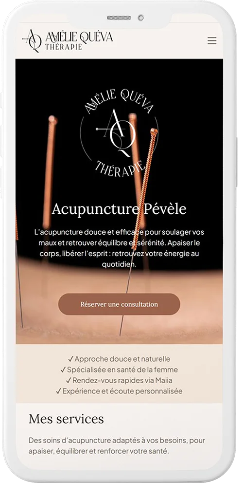 Webdesign amelie queva