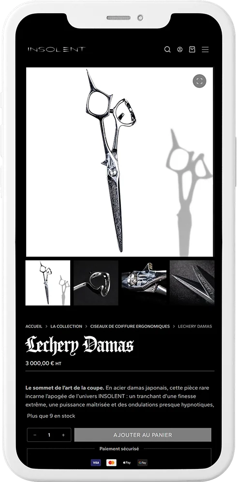 Webdesign ecommerce insolent